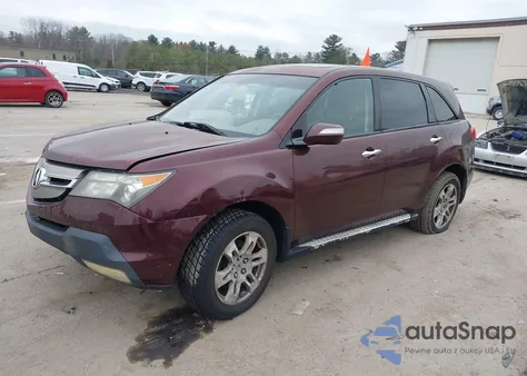 2007 Acura Mdx Technology Package from USA, damaged, VIN 2HNYD28317H544055